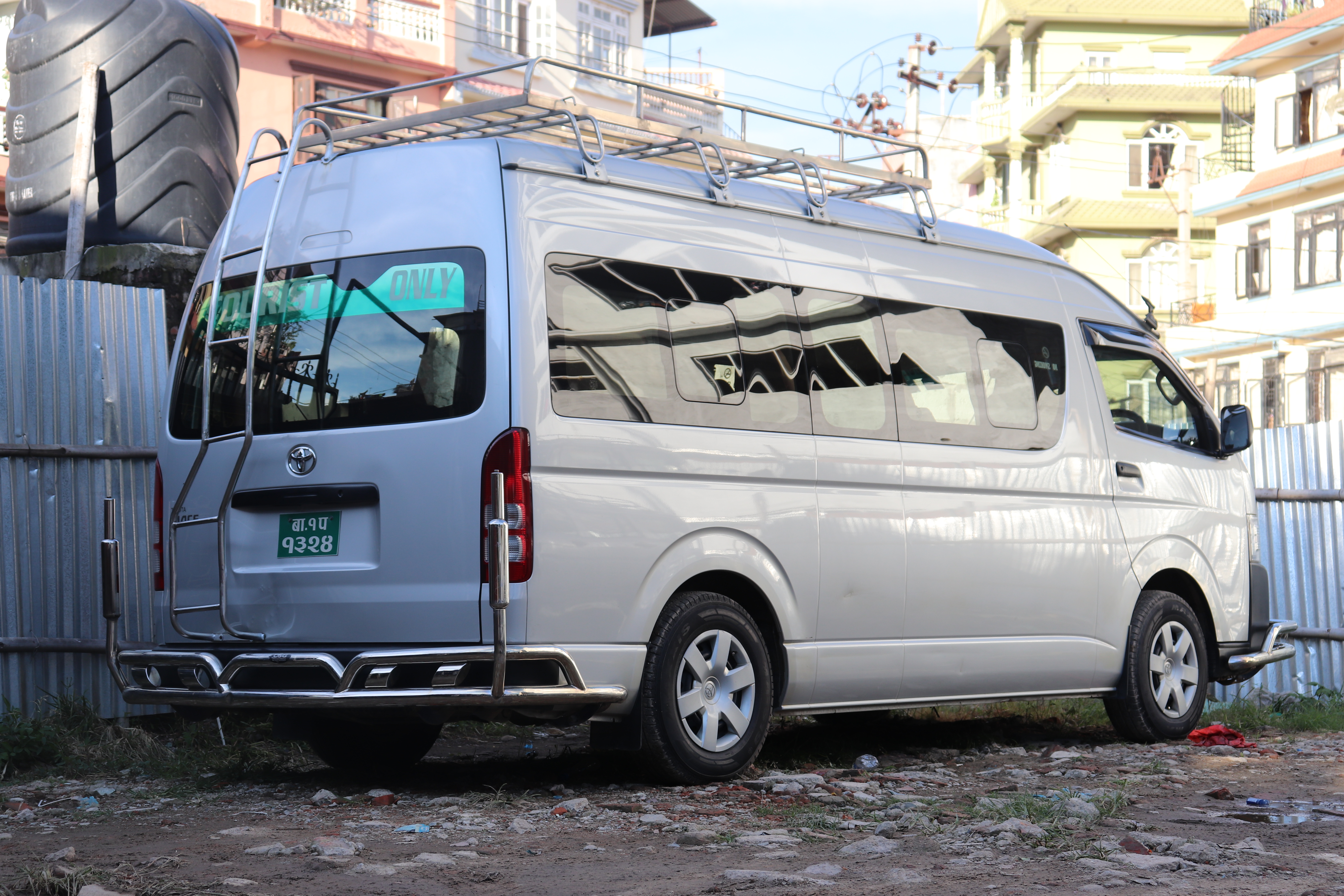 Toyota Hiace on rent in Kathmandu